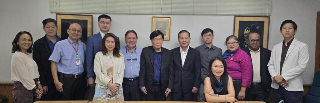 Delegates and speakers at the Thailand Charter of Health's Medical Innovation Research Development Conference, held on June 13, 2025, at the Faculty of Tropical Medicine, Mahidol University. The gathering brought together global experts in regenerative medicine, anti-aging science, integrative health, and medical innovation to advance collaborative research and national healthcare strategy.